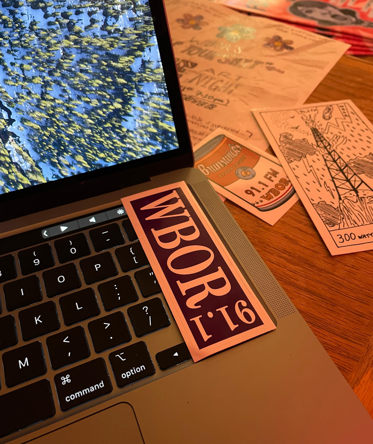 Purple classic sticker size reference