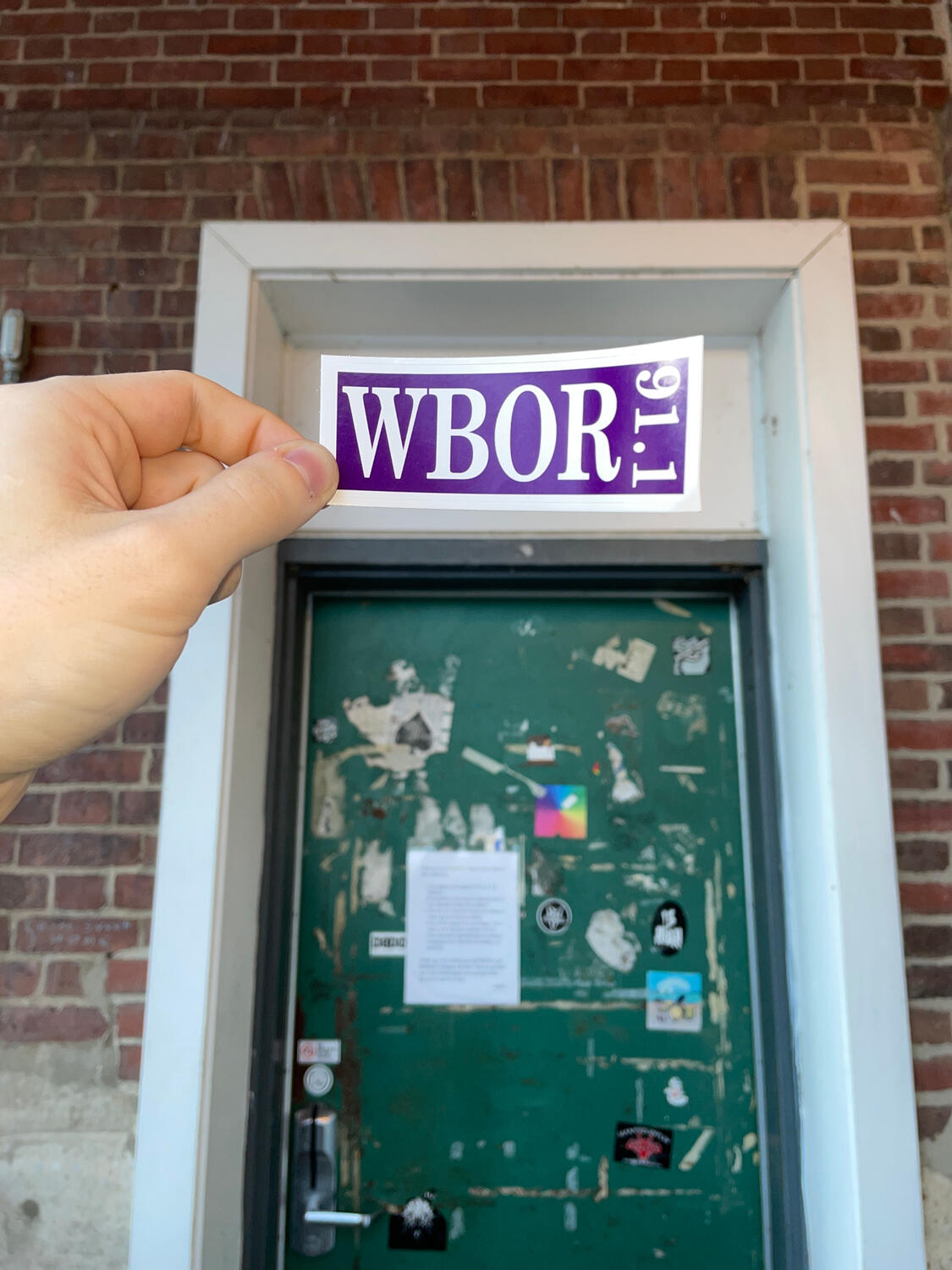 Purple classic sticker